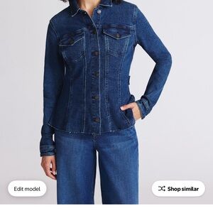 Sophia by Sophia Vergara Women’s Peplum Denim jacket XL